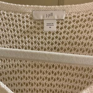 J Jill white tunic